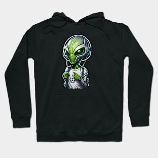 Aien in Headphones Hoodie